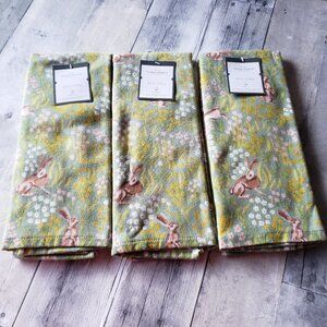 NWT - Threshold Bunny Rabbit Hand Towel (set of 3)